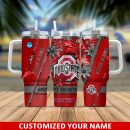 Ohio State Buckeyes NCAA Custom Stanley Quencher 30oz-40oz Stainless Steel Tumbler Hot And Cold Tumbler