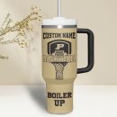 Purdue Boilermakers basketball NCAA Custom Stanley Quencher 30oz-40oz Stainless Steel