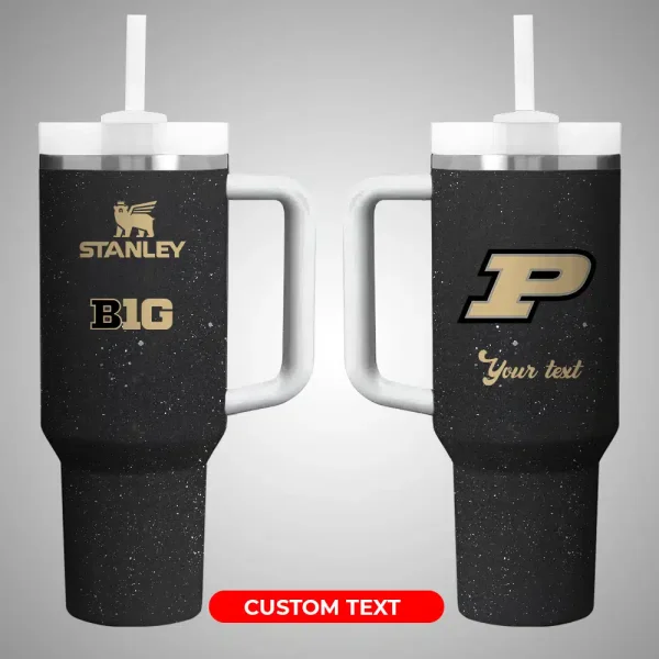 Purdue Boilermakers NCAA Custom Stanley Quencher 30oz-40oz Stainless Steel