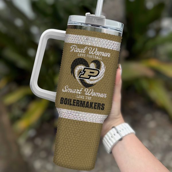 Purdue Boilermakers NCAA Custom Stanley Quencher 30oz-40oz Stainless Steel Tumbler Hot And Cold Tumbler - Image 2