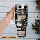 Purdue Boilermakers Basketball NCAA Sport Custom Stanley Quencher 30oz-40oz Stainless Steel Tumbler Hot And Cold Tumbler