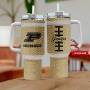 Purdue Boilermakers NCAA Custom Stanley Quencher 30oz-40oz Stainless Steel Tumbler Hot And Cold Tumbler