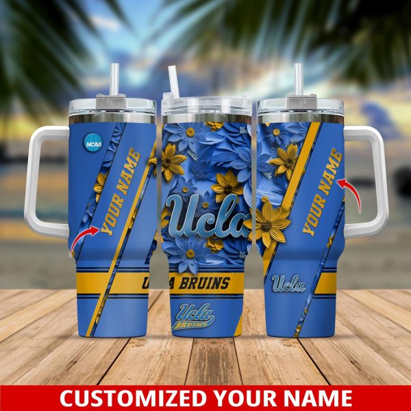 UCLA Bruins NCAA Custom Stanley Quencher 30oz-40oz Stainless Steel Tumbler Hot And Cold Tumbler