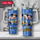 NCAA UCLA Bruins Mickey And Minnie Couple Custom Stanley Quencher 30oz-40oz Stainless Steel Tumbler Hot And Cold Tumbler