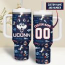 UConn Huskies basketball NCAA Custom Stanley Quencher 30oz-40oz Stainless Steel