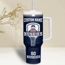 UConn Huskies basketball NCAA Custom Stanley Quencher 30oz-40oz Stainless Steel