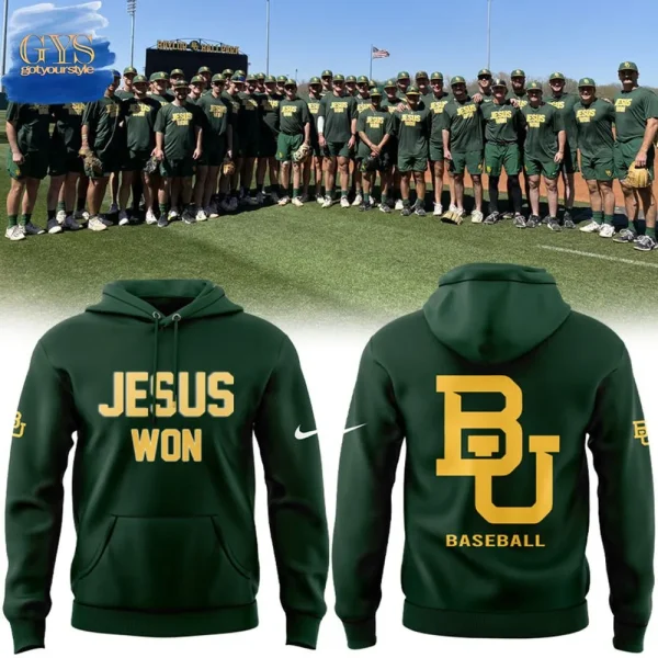 Baylor Bears Jesus Won Limited Edition Hoodie
