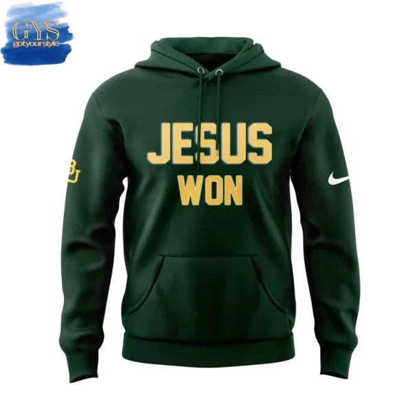 Baylor Bears Jesus Won Limited Edition Hoodie - Image 2