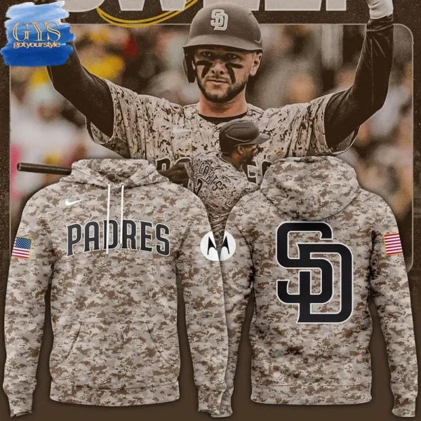 San Diego Padres City Connect Military Limited Edition Hoodie