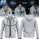 Alabama Crimson Tide Grey Uniform 2025 Zip Hoodie