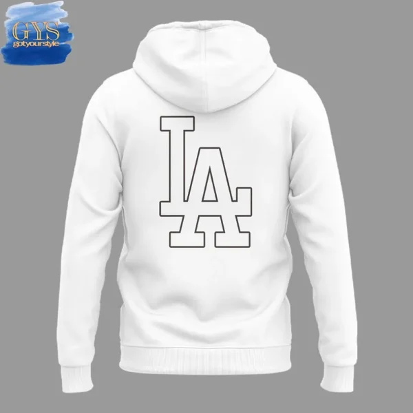New Balance x LA Dodgers Limited Edition White Hoodie - Image 3