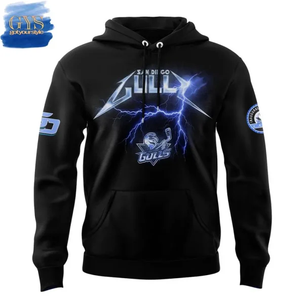 San Diego Gulls Classic Rock Night Hoodie 2025 - Image 2