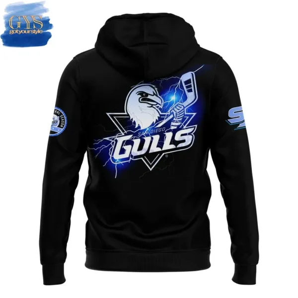 San Diego Gulls Classic Rock Night Hoodie 2025 - Image 3