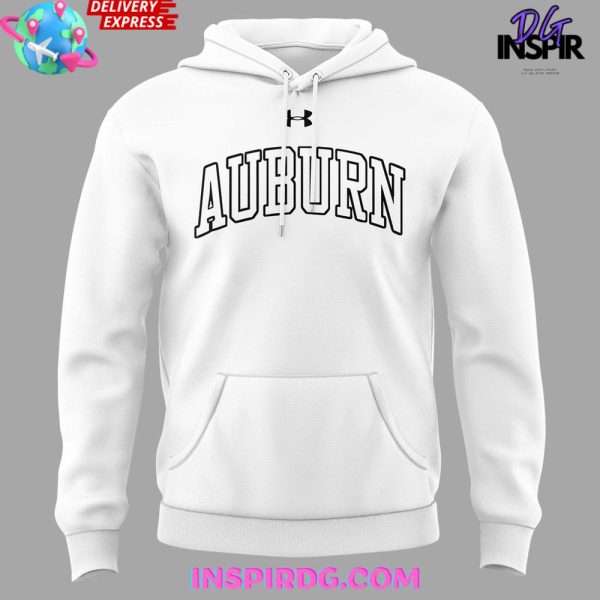Auburn University Classic White Under Armour Hoodie - Image 2