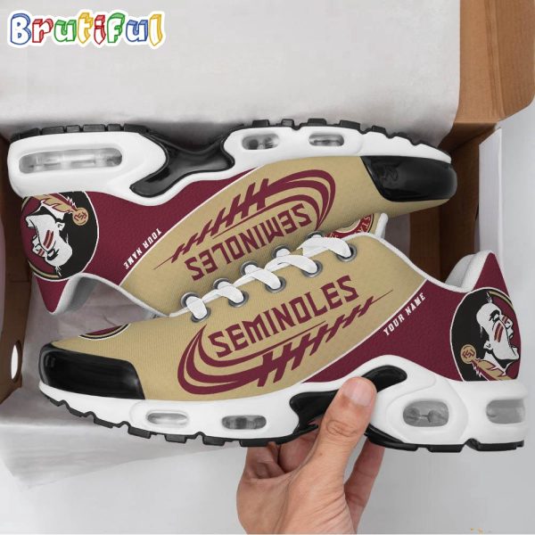 NCAA Florida State Seminoles Sport Team Custom Air Max Plus Shoes