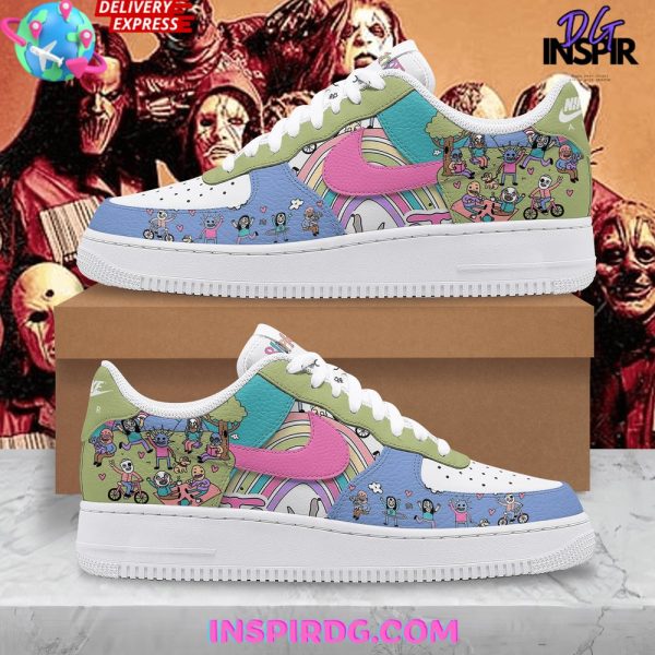 Slipknot Doodle Art Limited Air Force 1 Sneakers