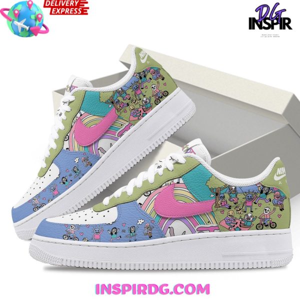 Slipknot Doodle Art Limited Air Force 1 Sneakers - Image 3