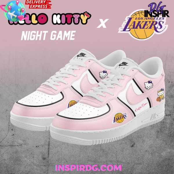 Los Angeles Lakers x Hello Kitty Limited Air Force 1 - Image 2