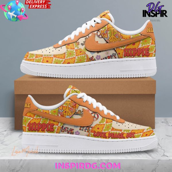 Hippie Love Peace Joy Limited Edition Air Force 1 - Image 2