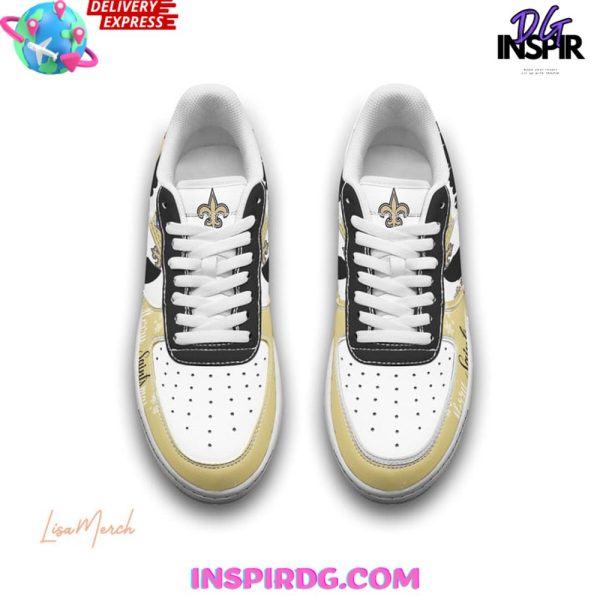 New Orleans Saints Merry Christmas Limited Edition Air Force 1 - Image 2