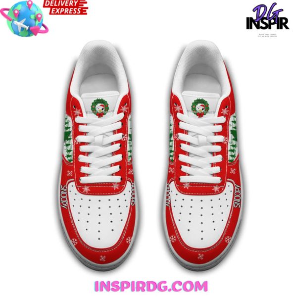 Snoopy Merry & Bright Limited Edition Air Force 1 - Image 3
