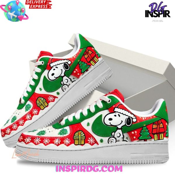 Snoopy Christmas Art Limited Edition Air Force 1 - Image 3
