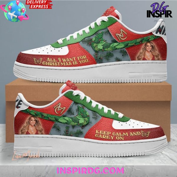 Mariah Carey Christmas Limited Edition Air Force 1 - Image 2