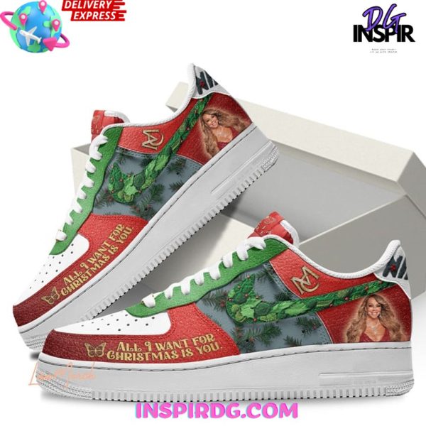 Mariah Carey Christmas Limited Edition Air Force 1 - Image 3