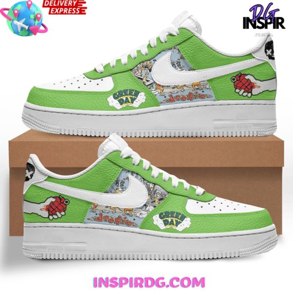 Green Day Dookie Air Force 1 Shoes - Image 2