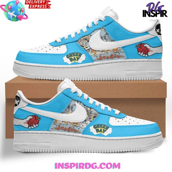 Green Day Dookie Air Force 1 Shoes - Image 11