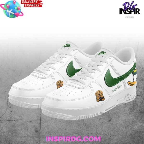 Oregon Ducks x Ben Herbstreit Limited Edition Air Force 1 - Image 2