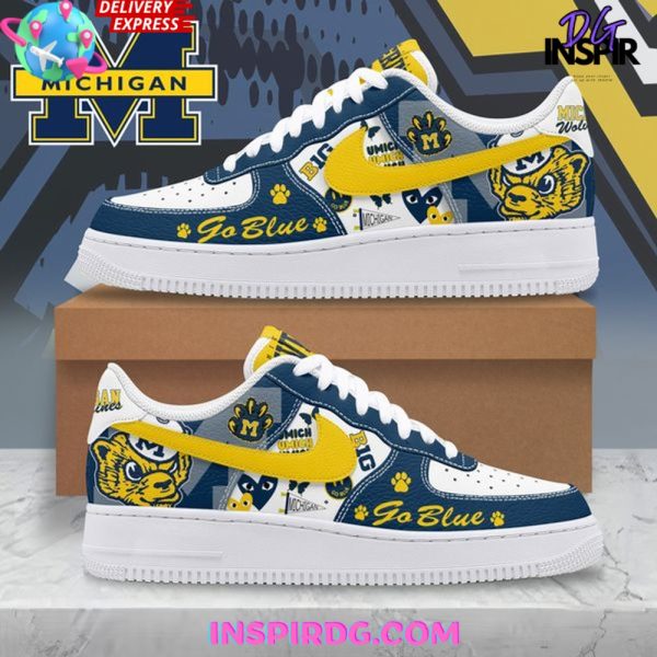 Michigan Wolverines Go Blue Limited Edition Air Force 1