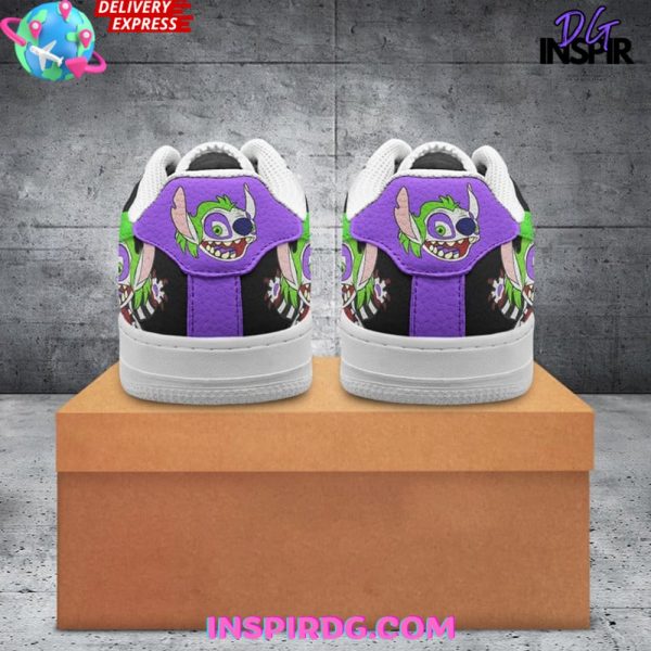 Stitch & Beetlejuice Limited Edition Air Force 1 - Image 3