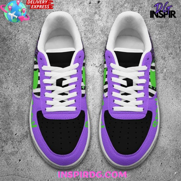 Stitch & Beetlejuice Limited Edition Air Force 1 - Image 4