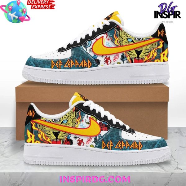 Def Leppard Band Limited Edition Air Force 1 - Image 2
