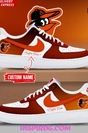 Baltimore Orioles 2024 Customized Air Force 1