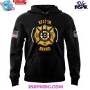 Boston Bruins Firefighter Appreciation Night Black Hoodie