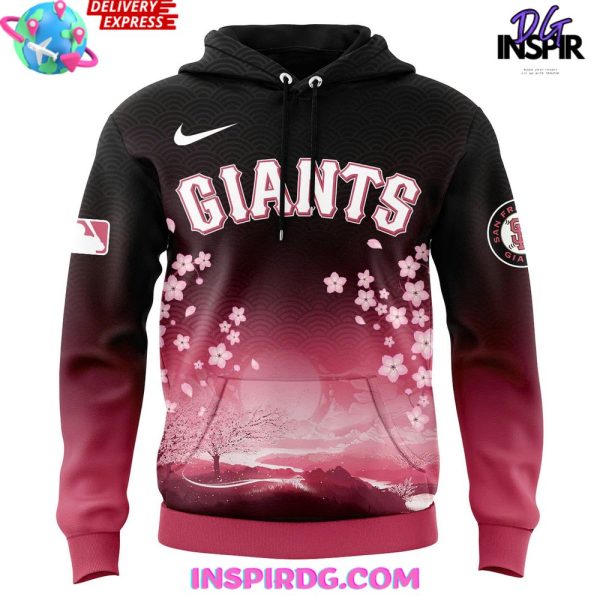 San Francisco Giants Cherry Blossom 2025 Hoodie - Image 2