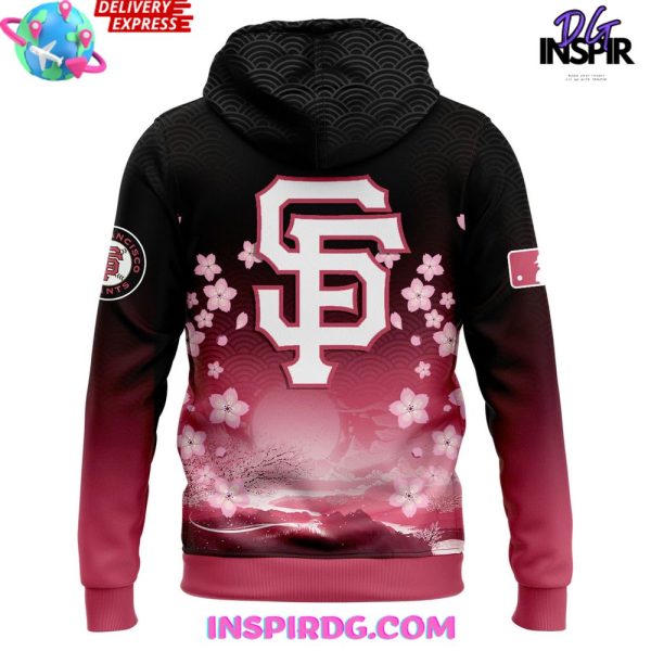 San Francisco Giants Cherry Blossom 2025 Hoodie - Image 3