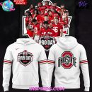 Ohio State Buckeyes Pro Day 2025 White Hoodie