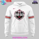 Ohio State Buckeyes Pro Day 2025 White Hoodie