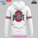 Ohio State Buckeyes Pro Day 2025 White Hoodie
