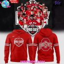 Ohio State Buckeyes Pro Day 2025 Red Hoodie