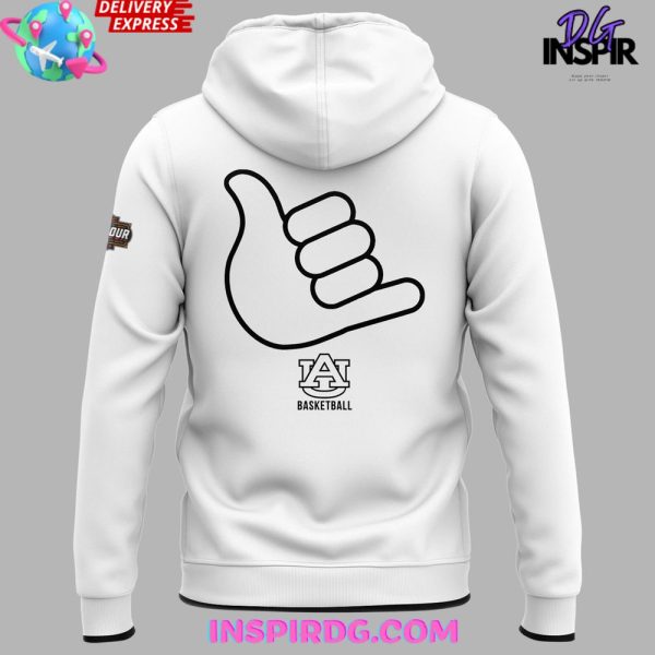Auburn Tigers Call God 2025 Zip Hoodie - Image 3