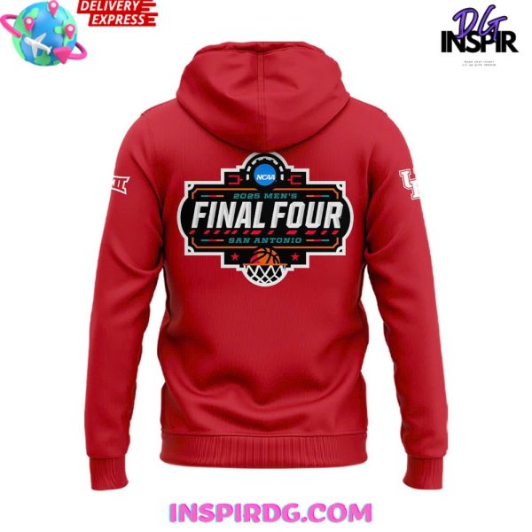 Houston Cougars 2025 NCAA Final Four Regional Champions Locker Room Hoodie - Image 3