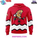 Cleveland Monsters Pucks & Pierogies Weekend Special Red Hoodie