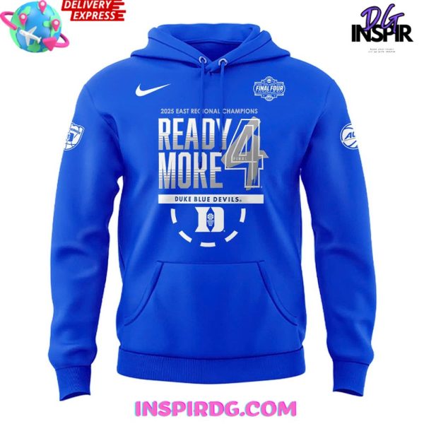 Duke Blue Devils 2025 NCAA Final Four Regional Champions Locker Room Hoodie - Image 2