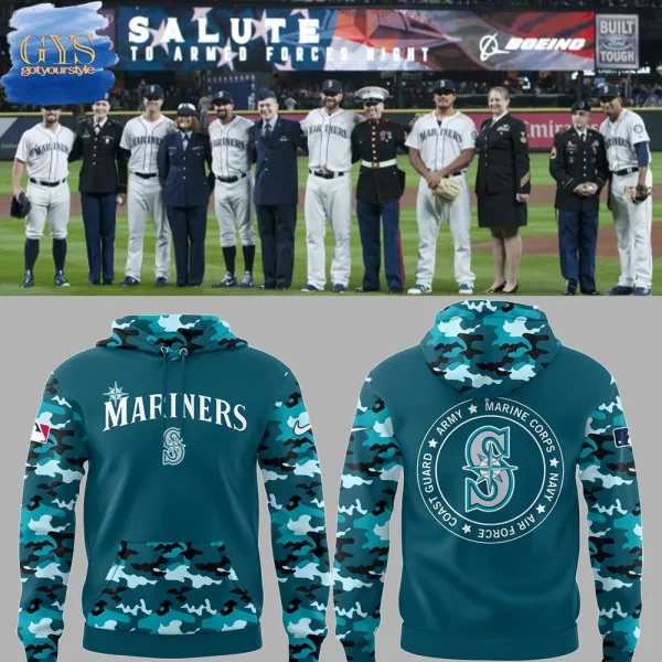 Seattle Mariners Salute to Armed Forces Night Limited Edition Hoodie