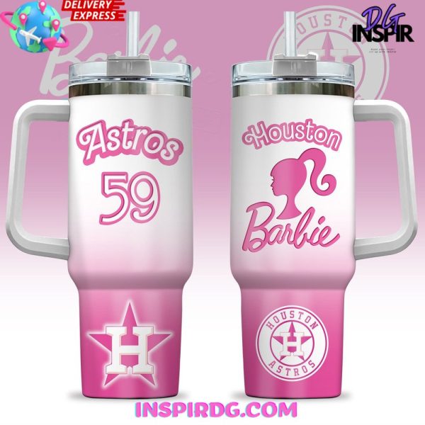 Houston Astros Barbie Night Limited Stanley Tumbler Cup