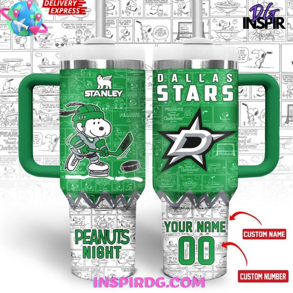 Dallas Stars Anniversary of Peanuts Stanley Tumbler Cup